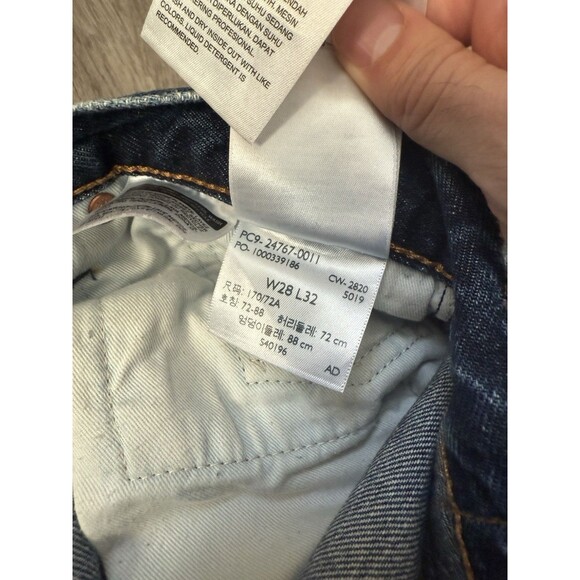 Levi's Premium 551 Z Big E 28x32 Straight Medium Wash Blue Jeans Men’s - Picture 10 of 10